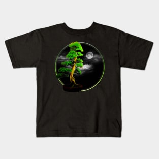 Bonsai tree (night) Kids T-Shirt